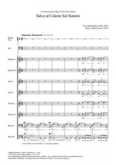 Salve al Celeste Sol Sonoro (Alberto Grau) 