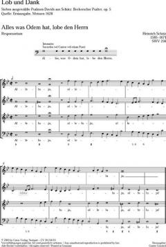Schütz: Lob und Dank (Heinrich Schütz) 