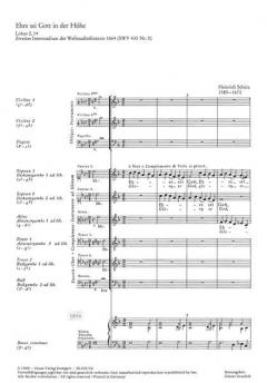 Ehre sei Gott in der Höhe F-Dur SWV 435, 5 (Heinrich Schütz) 