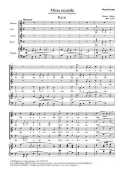 Missa secunda in honorem Sanctae Margaritae (Ferenc Farkas) 