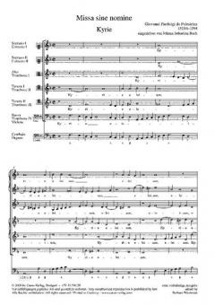 Missa sine nomine (Giovanni Pierluigi da Palestrina) 