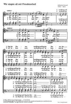 Wir singen all mit Freudenschall (Johannes Eccard) 