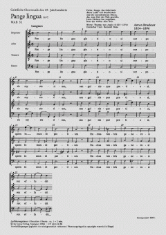 Salvum fac; Pange lingua (Download) 