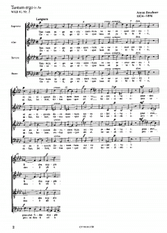Vier Tantum-ergo-Vertonungen (Anton Bruckner) 