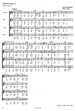 Vier Tantum-ergo-Vertonungen (Anton Bruckner) 