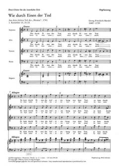 Wie durch einen der Tod (J.S. Bach) 