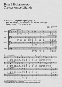 Ja, würdig ist's; Hochpreiset den Herrn (Pjotr Iljitsch Tschaikowski) 