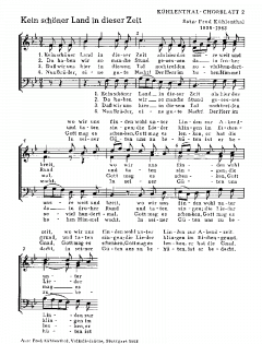 Vier Chorsätze von Kühlenthal (Fred Kühlenthal) 