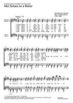 Chorblatt 2 für Frauenchor (Friedrich Silcher) 