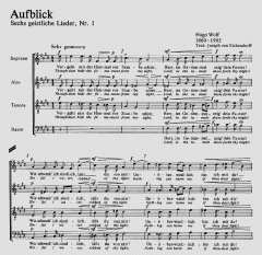 Wolf: Eichendorff-Lieder Nr. 1 und 6 (Hugo Wolf) 