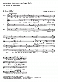 ... meiner Sehnsucht grüner Kahn (Karl Marx) 