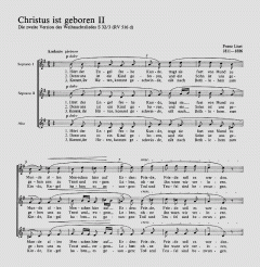 Weihnachtschorsätze II (Franz Liszt) 