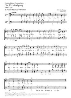 Die Verkündigung / Ehre sei Gott in der Höhe (Friedrich Silcher) 