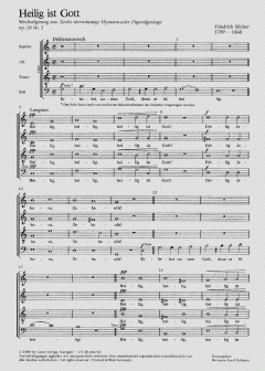 Heilig ist Gott; Hymne (Friedrich Silcher) 