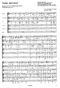 Vinea mea electa; Judas mercator (Felix Mendelssohn Bartholdy) 
