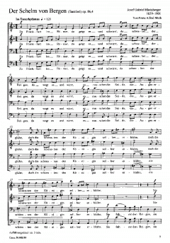 Salentin von Isenburg, Der Schelm von Bergen (Joseph Gabriel Rheinberger) 