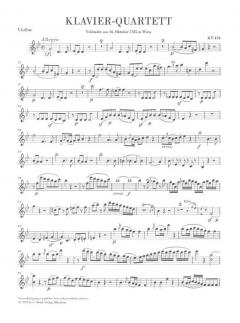 Klavierquartette KV 478 und KV 493 (W.A. Mozart) 
