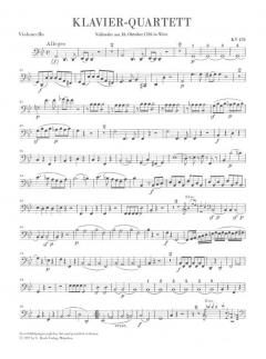 Klavierquartette KV 478 und KV 493 (W.A. Mozart) 