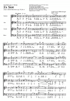 Ex Sion / Deus tu convertens (Joseph Gabriel Rheinberger) 