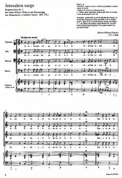 Sicut ovis, Jerusalem surge, Aestimatus sum (Johann Michael Haydn) 