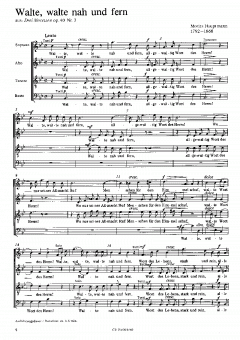 Gott, mein Heil; Walte, walte (Moritz Hauptmann) 