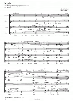 Das Lamm, das erwürget ist; Kyrie (Albert Becker) 