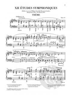 Sinfonische Etüden op. 13 von Robert Schumann 