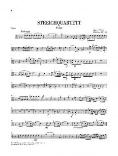 Streichquartette Heft 3, op. 17 von Joseph Haydn im Alle Noten Shop kaufen (Stimmensatz)