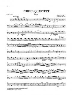 Streichquartette Heft 3, op. 17 von Joseph Haydn im Alle Noten Shop kaufen (Stimmensatz)