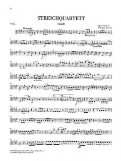 Streichquartette Heft 4, op. 20 von Joseph Haydn im Alle Noten Shop kaufen (Stimmensatz)