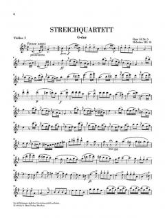 Streichquartette Heft 5, op. 33 von Joseph Haydn im Alle Noten Shop kaufen (Stimmensatz)
