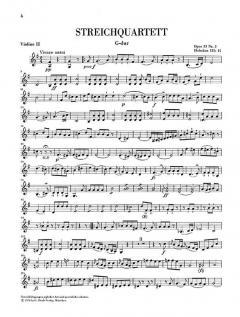 Streichquartette Heft 5, op. 33 von Joseph Haydn im Alle Noten Shop kaufen (Stimmensatz)