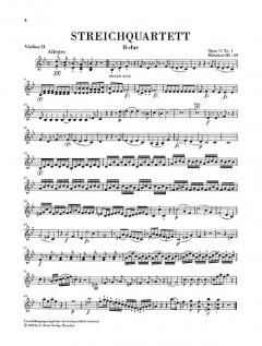 Streichquartette Heft 9 op. 71 und 74 von Joseph Haydn im Alle Noten Shop kaufen (Stimmensatz)