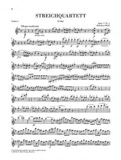 Streichquartette 11 von Joseph Haydn im Alle Noten Shop kaufen (Stimmensatz)