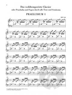 Das Wohltemperierte Klavier Teil 1 von Johann Sebastian Bach im Alle Noten Shop kaufen