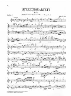Streichquartette op. 59, 74, 95 von Ludwig van Beethoven im Alle Noten Shop kaufen (Stimmensatz)