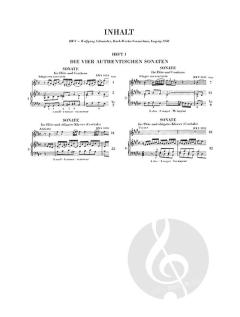 Flötensonaten Band 1 von Johann Sebastian Bach im Alle Noten Shop kaufen