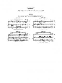 Flötensonaten Band 1 von Johann Sebastian Bach im Alle Noten Shop kaufen