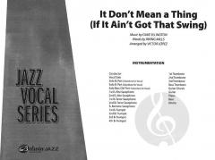 It Don't Mean A Thing (Duke Ellington) 