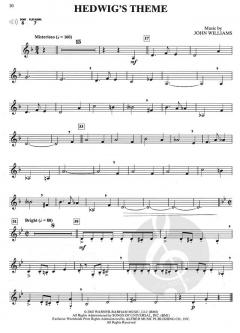 Harry Potter Instrumental Solos von John Williams für Horn