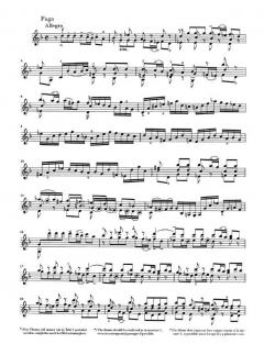 Sonaten und Partiten BWV 1001-1006 von Johann Sebastian Bach für Violine solo (unbezeichnete und bezeichnete Stimme) im Alle Noten Shop kaufen