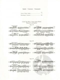 Lieder ohne Worte von Felix Mendelssohn Bartholdy 