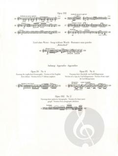 Lieder ohne Worte von Felix Mendelssohn Bartholdy 