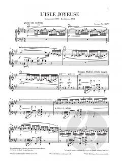 L'Isle joyeuse von Claude Debussy 