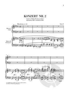 Konzert für Klavier und Orchester Nr. 2 f-moll op. 21 von Frédéric Chopin im Alle Noten Shop kaufen