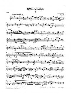 3 Romanzen op. 94 von Robert Schumann für Oboe und Klavier im Alle Noten Shop kaufen