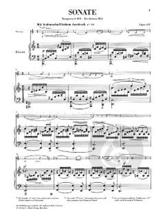 Sonate für Klavier und Violine a-moll op. 105 von Robert Schumann im Alle Noten Shop kaufen