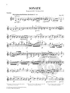 Sonate für Klavier und Violine a-moll op. 105 von Robert Schumann im Alle Noten Shop kaufen