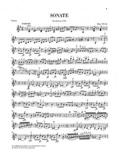 Sonate für Klavier und Violine G-dur Hob. XV:32 von Joseph Haydn im Alle Noten Shop kaufen