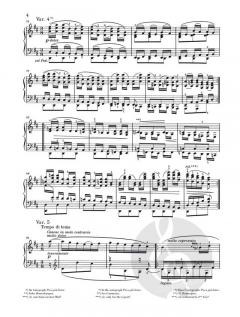 Variationen op. 21, Nr. 1 und 2 von Johannes Brahms 